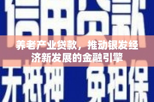 石狮养老产业贷款，推动银发经济新发展的金融引擎