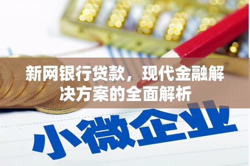 石狮新网银行贷款，现代金融解决方案的全面解析