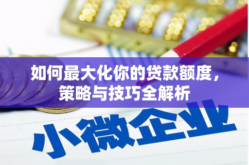 石狮如何最大化你的贷款额度，策略与技巧全解析