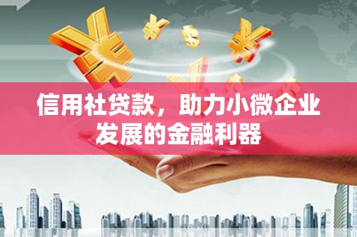 石狮信用社贷款，助力小微企业发展的金融利器