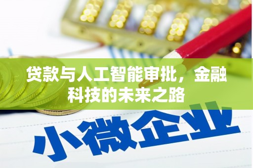 石狮贷款与人工智能审批，金融科技的未来之路